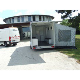 Remorque bureau mobile
