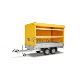 REMORQUE PLATEAU RIDELLE HUMBAUR HT 202616 (2600)