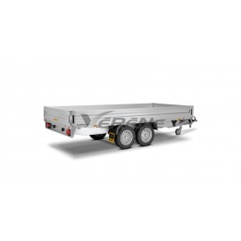 REMORQUE PLATEAU RIDELLE HUMBAUR HT 253118 (2612)