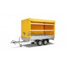 REMORQUE PLATEAU RIDELLE HUMBAUR HT 355221 GR (2854) 2