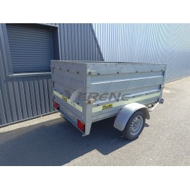 REMORQUE BAGAGERE FRANC POINT VERT + RR OCCASION