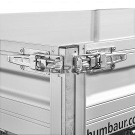 REMORQUE PLATEAU RIDELLE HUMBAUR HT 355221 GR (2854)