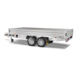 REMORQUE PLATEAU RIDELLE HUMBAUR HT 254118 (2632)