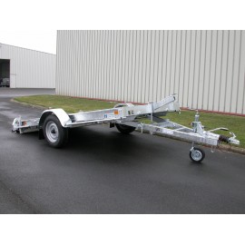 REMORQUE PLATEAU HUBIERE PRE 2502 40