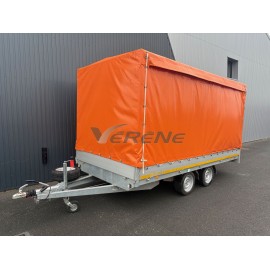 REMORQUE OCCASION EDUARD AVEC BACHE COULISSANTE