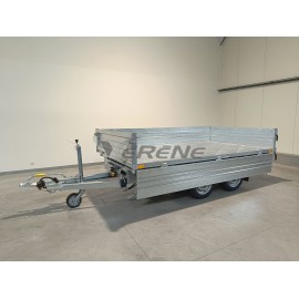 REMORQUE TRI-BENNE HUMBAUR HTK 3500.31 PRO STEEL (3085)