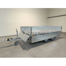 REMORQUE TRI-BENNE HUMBAUR HTK 3500.31 PRO STEEL (3085)