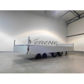REMORQUE PLATEAU RIDELLE HUMBAUR HT 254118 (2632)