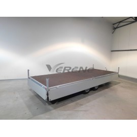 REMORQUE PLATEAU RIDELLE HUMBAUR HT 254118 (2632)