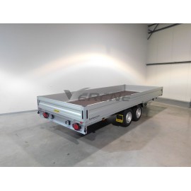 REMORQUE PLATEAU RIDELLE HUMBAUR HT 356221 GR (2866)