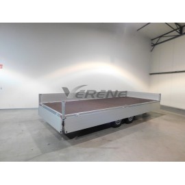 REMORQUE PLATEAU RIDELLE HUMBAUR HT 356221 GR (2866)