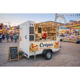 REMORQUE FOURGON MAG 250 (prête à aménager)