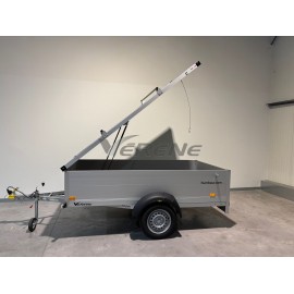 REMORQUE BAGAGERE HUMBAUR HA752513-5 FS CAPOT ALU