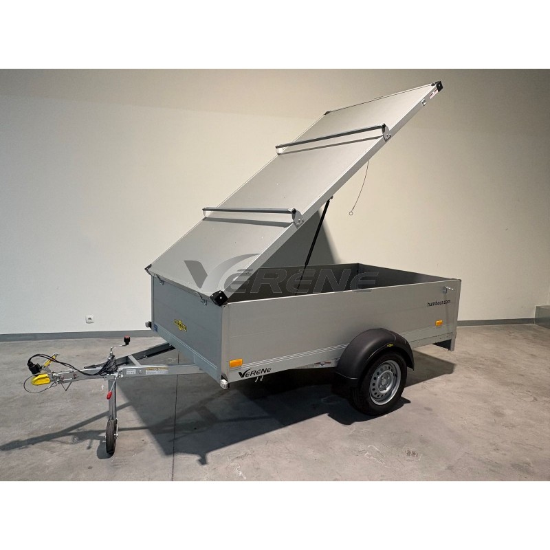 REMORQUE BAGAGERE HUMBAUR HA752513-5 FS CAPOT ALU selected image