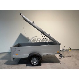 REMORQUE BAGAGERE HUMBAUR HA752513-5 FS CAPOT ALU