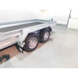 REMORQUE PORTE ENGIN HUBIERE TPF 3502 35 TIMON FIXE