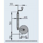 ROUE JOCKEY ROUE GONFLABLE 1