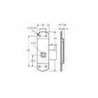 LOQUETEAU DROIT 115x35 1