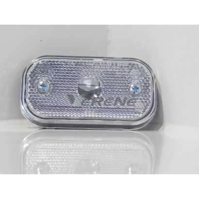 Feu De Gabarit LED Blanc 24V Pour Iveco Stralis Hi-Way - 4 LED SMD, Dimensions 245x57x33 Mm