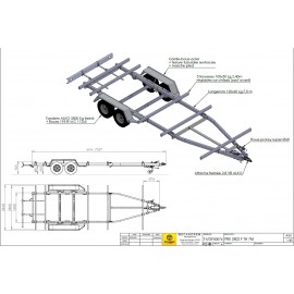 MECANOREM CHASSIS TINY HOUSE 7M