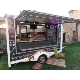 REMORQUE FOURGON M3420 FOODTRUCK BRUSCHETTAS