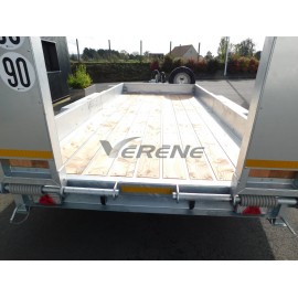 REMORQUE PORTE ENGIN HUBIERE TPR 8002 45