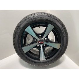 ROUE AVEC JANTE ALU BI-TON 195/50R13C 5T112