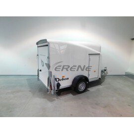 REMORQUE FOURGON CARGO 1300 Blanc avec porte latérale Location