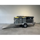 REMORQUE PORTES POUBELLES / TRANSPORT DE CADDIES VERENE GTR 300 S 0