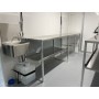 Meuble alu / inox côté Gauche