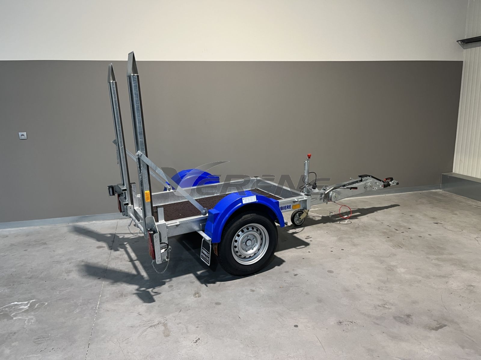REMORQUE PORTE ENGIN HUBIERE PR 1301 15 OPTIMA